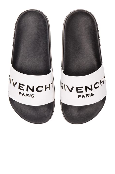 givenchy logo heels|Givenchy slides white and black.